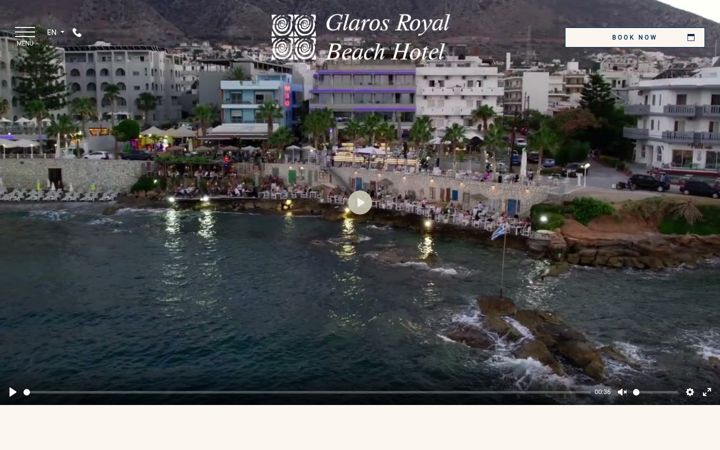 Screenshot of glarosroyal.com