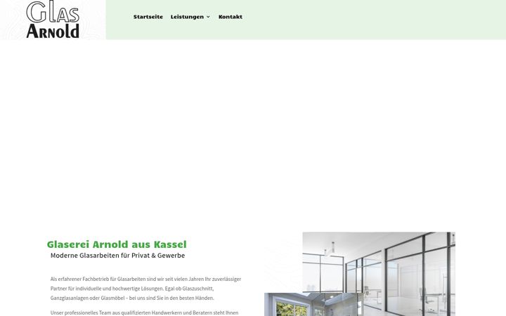 Screenshot of glas-arnold.de