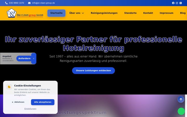 Screenshot di glas-reinigung-berlin.de