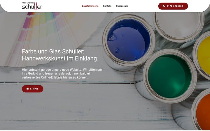 Screenshot of glas-schueller.de