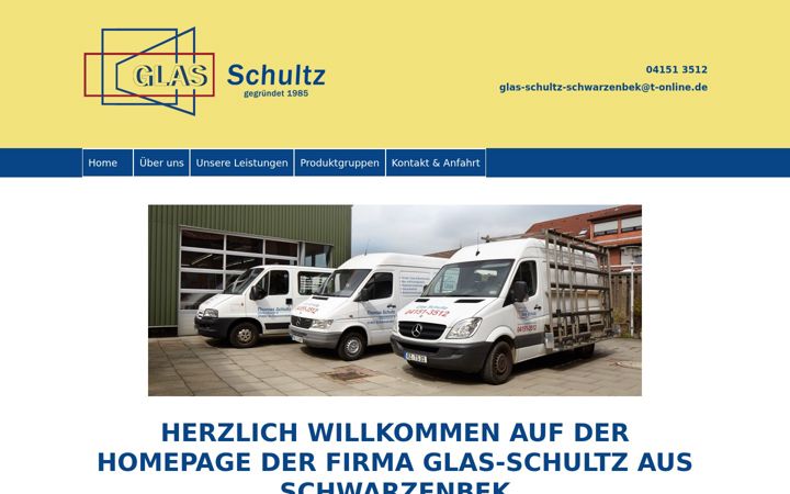Screenshot ta' glas-schultz.de