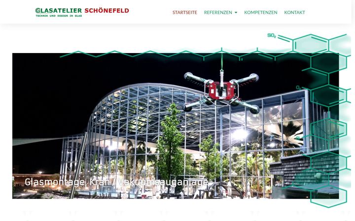 Screenshot of glasatelier-schoenefeld.de