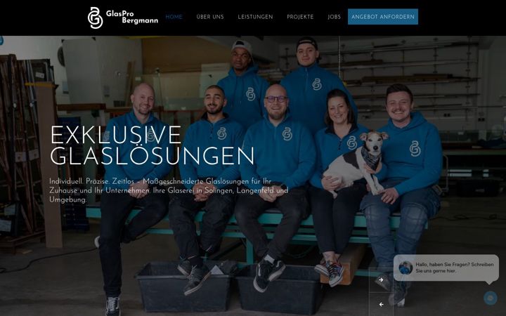 Screenshot of glasbergmann.de