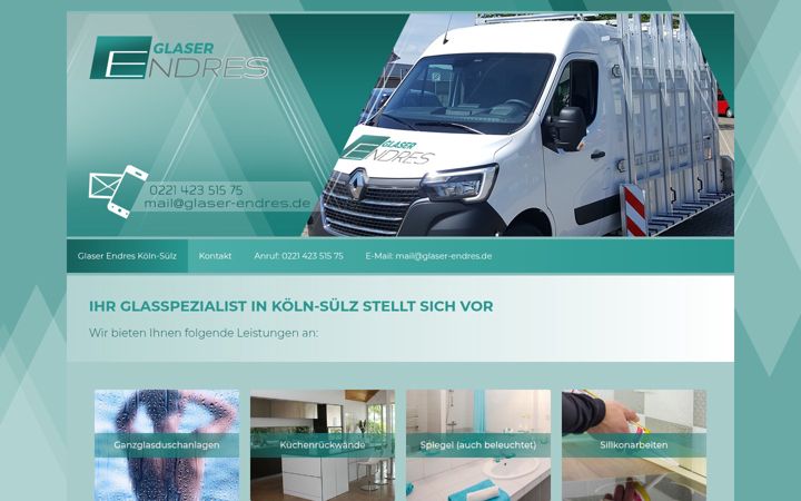 Screenshot of glaser-endres.de