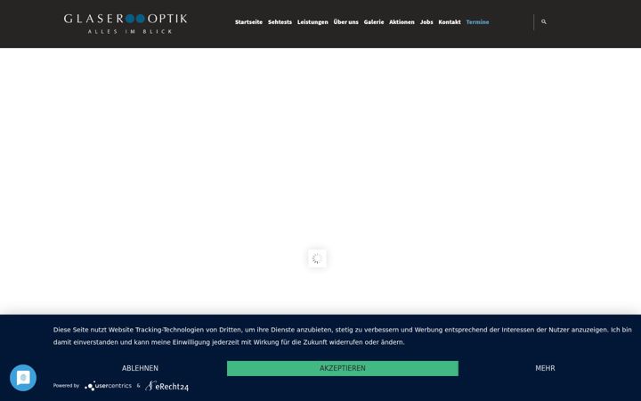 Screenshot of glaser-optik.de