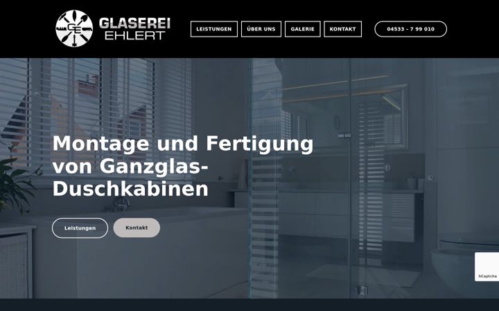 Capture d'écran de glaserei-ehlert.de