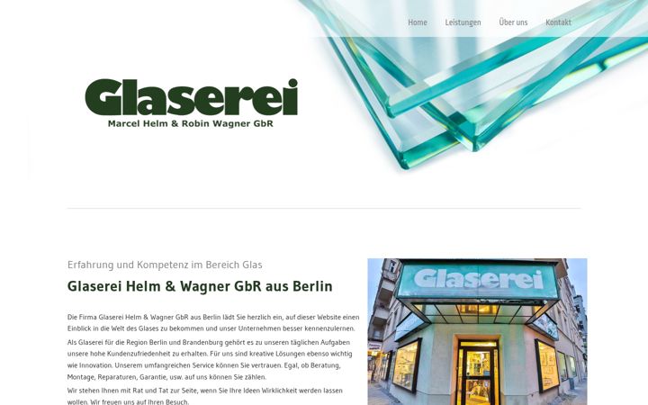 Screenshot of glaserei-helmundwagner.de