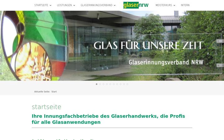 Screenshot of glasernrw.de