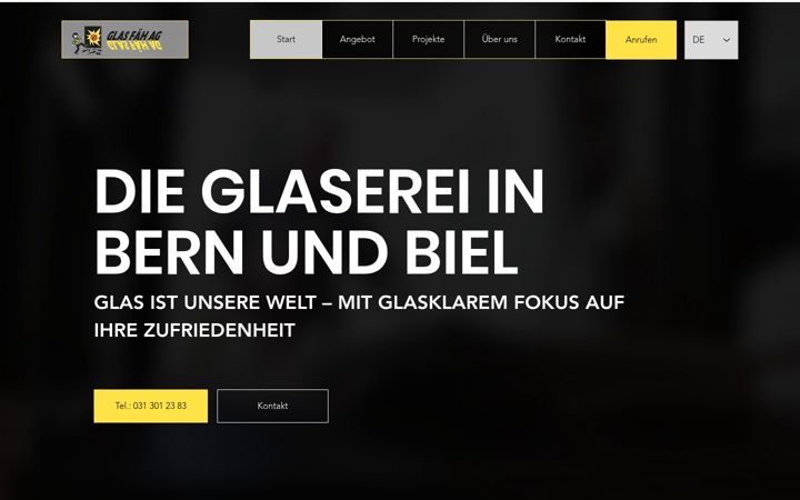 Screenshot of glasfaeh.ch