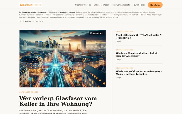 Screenshot of glasfaser-berater.de