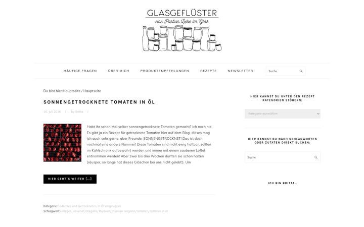 Screenshot of glasgefluester.de