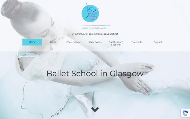 Screenshot of glasgowballet.net