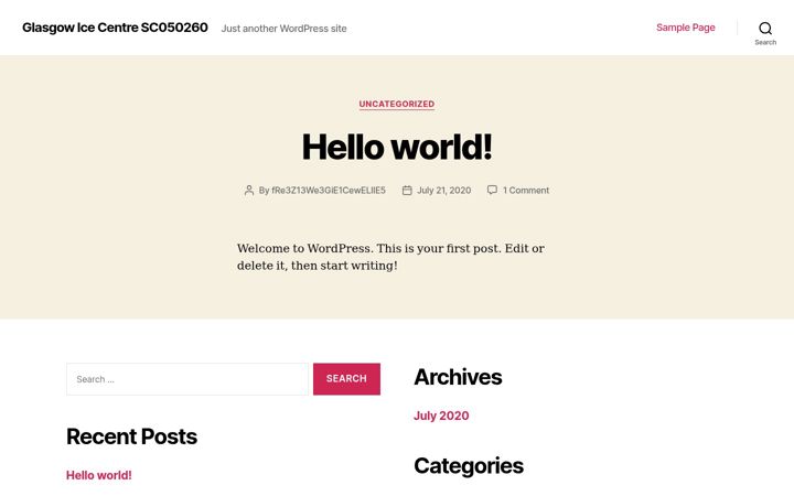 Screenshot of glasgowicecentre.org