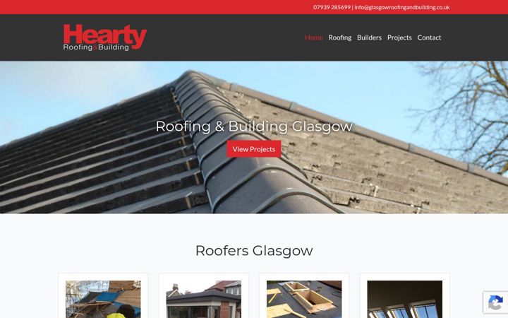 Screenshot of glasgowroofingandbuilding.co.uk