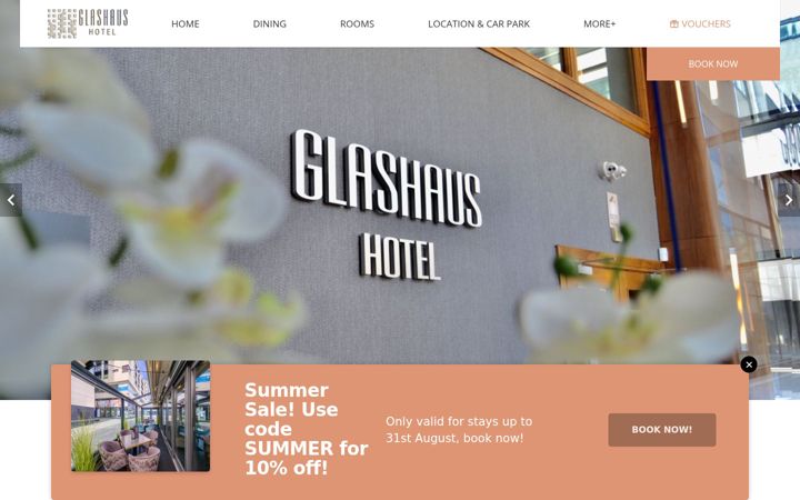 Screenshot of glashaushotel.ie