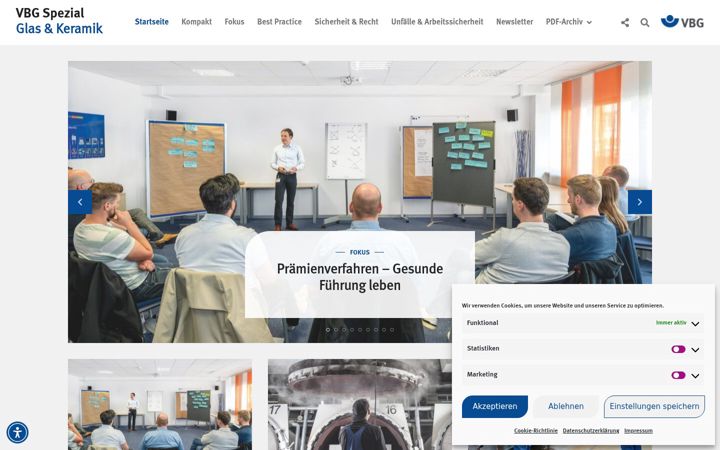 Screenshot of glaskeramik.org