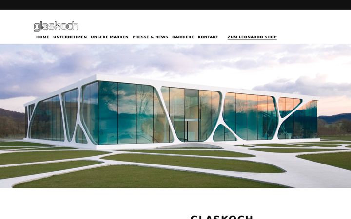 Screenshot of glaskoch.de
