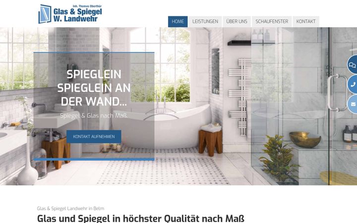 Screenshot of glaslandwehr.de