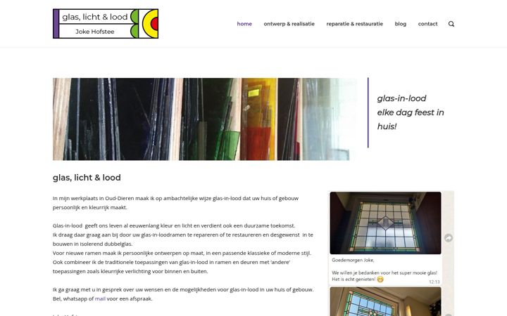 Screenshot of glaslichtenlood.nl