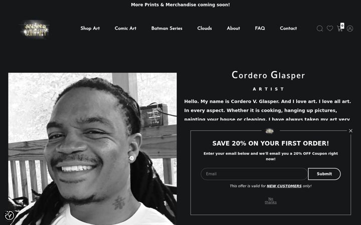 Screenshot of glaspercompany.com