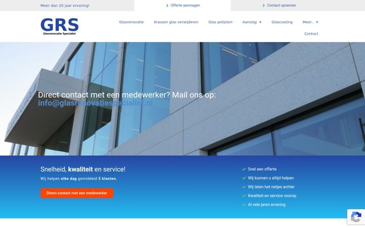 Screenshot of glasrenovatiespecialist.nl