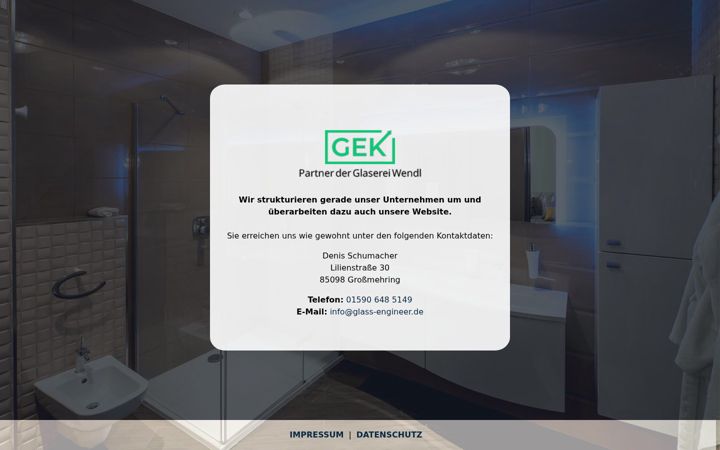 Screenshot of glass-engineer.de