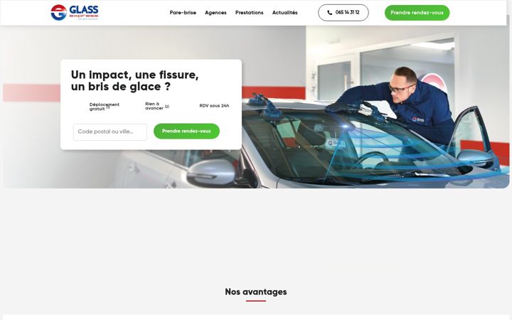 Screenshot of glass-express.be