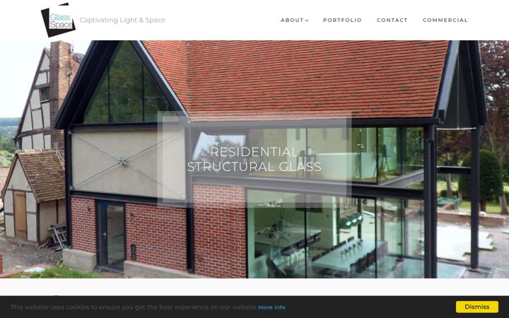 Screenshot of glass-space.com