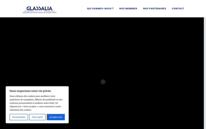 Screenshot of glassalia.com