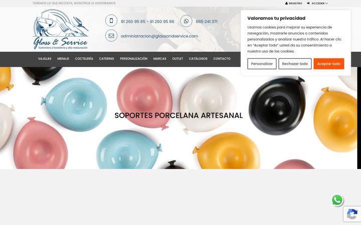 Screenshot of glassandservice.com