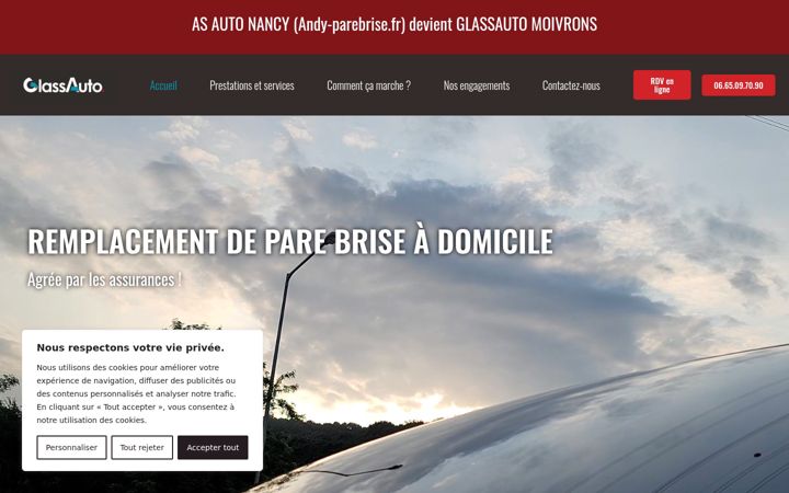 Screenshot of glassauto-moivrons.fr