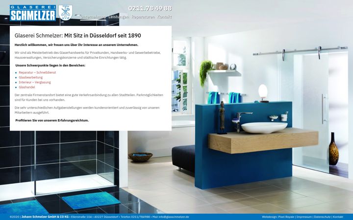 Screenshot of glasschmelzer.de