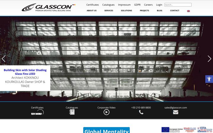 Screenshot of glasscon.com