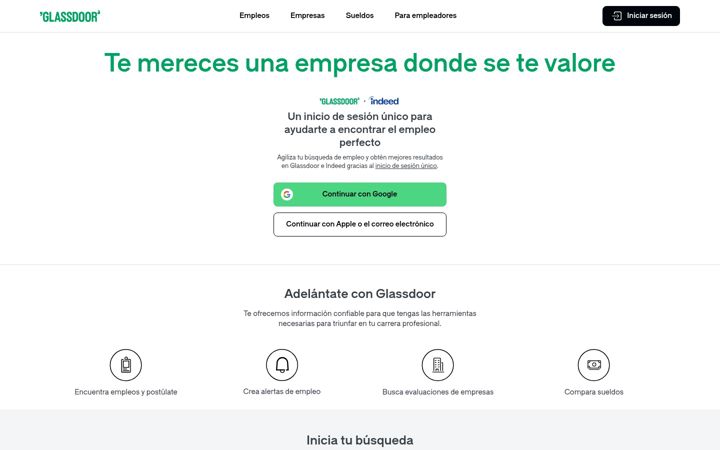 Screenshot of glassdoor.com.ar