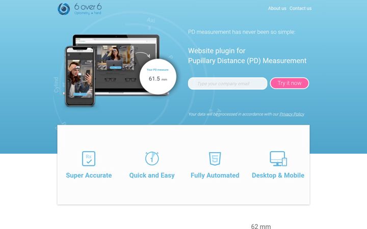 Screenshot of glasseson.com
