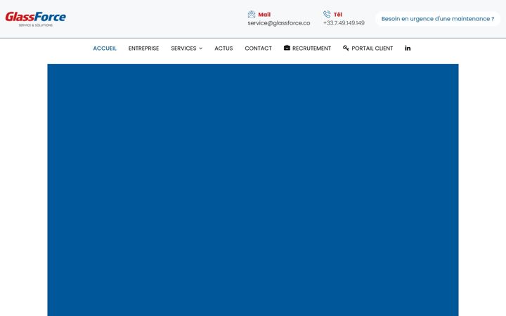 Screenshot of glassforce.co