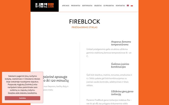Screenshot of glassltfire.com
