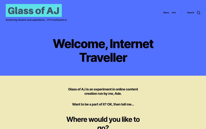 Screenshot of glassofaj.com
