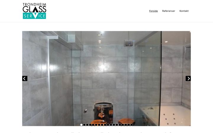 Screenshot of glassruta.no