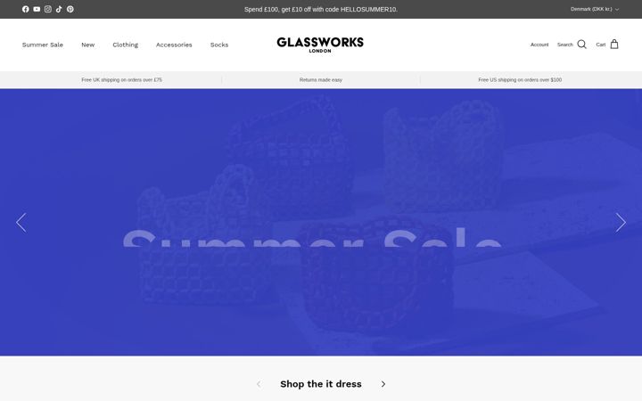 Screenshot of glassworkslondon.com