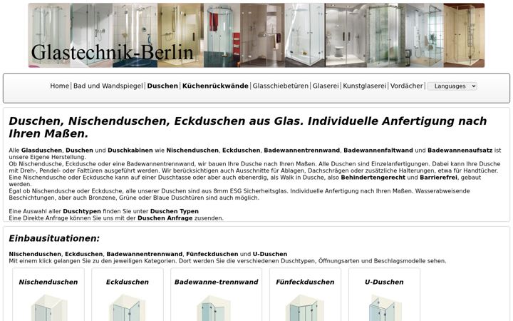 Screenshot of glastechnik-berlin.de