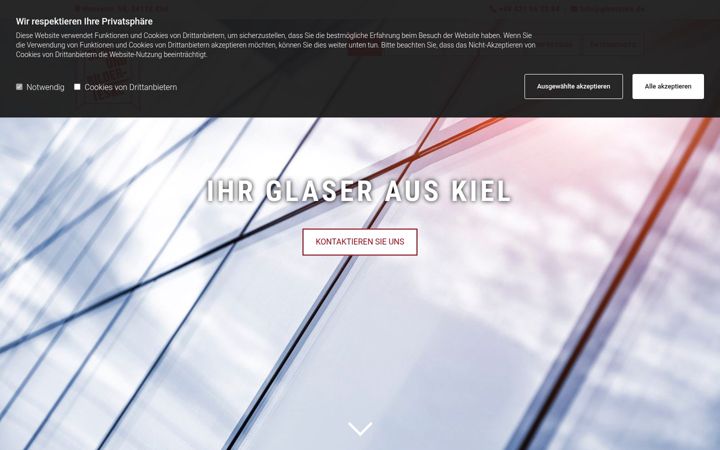 Screenshot of glasteske.de