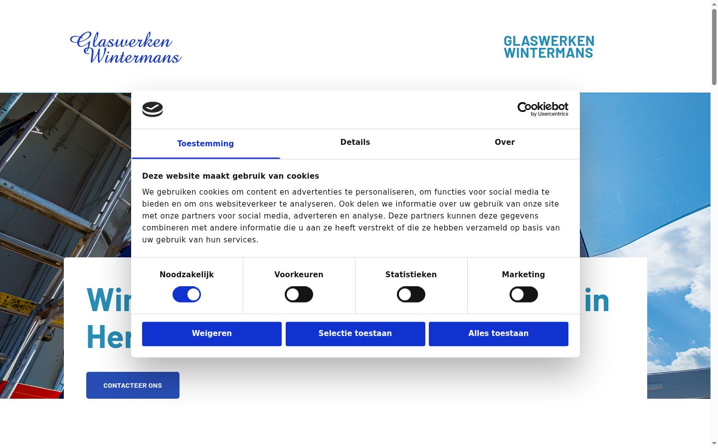 Sutikimo reklamjuostės, rodytos prieš bet kokią sąveiką, ekrano kopija