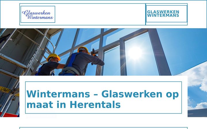 Screenshot of glaswerken-herentals.be