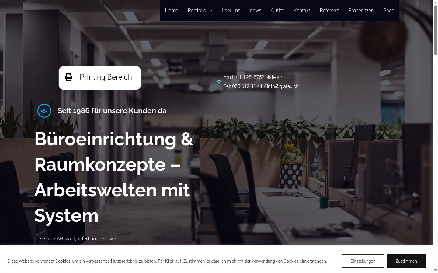 Screenshot tal-banner tal-kunsens muri qabel kwalunkwe interazzjoni