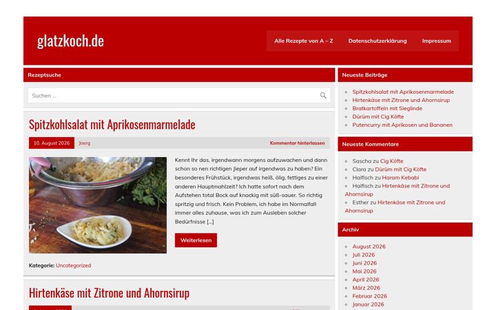 Screenshot of glatzkoch.de