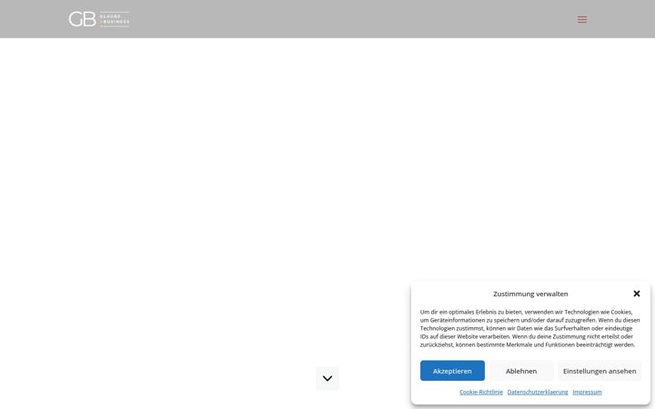 Screenshot of glaube-und-business.com