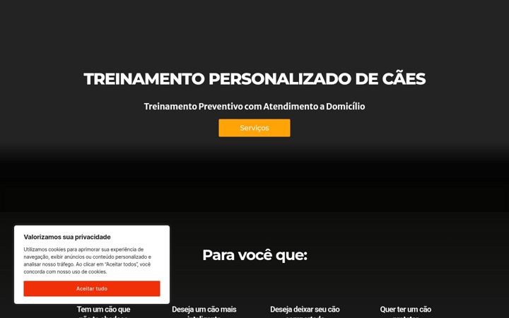 Screenshot of glaucolimapet.com.br