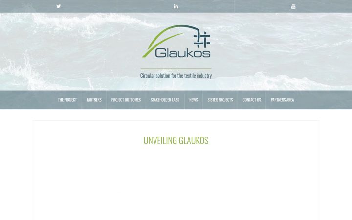 Screenshot of glaukos-project.eu