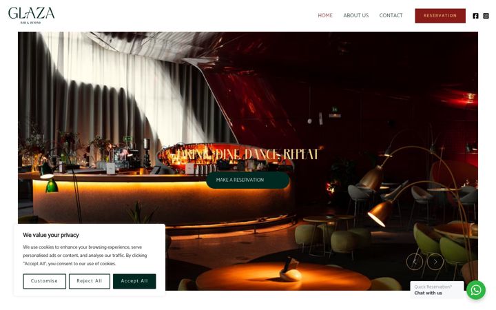 Screenshot of glaza.co.in